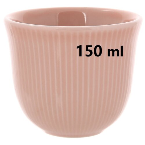 Чашка Loveramics Embossed Tasting Cup 150 мл, цвет розовый фотография