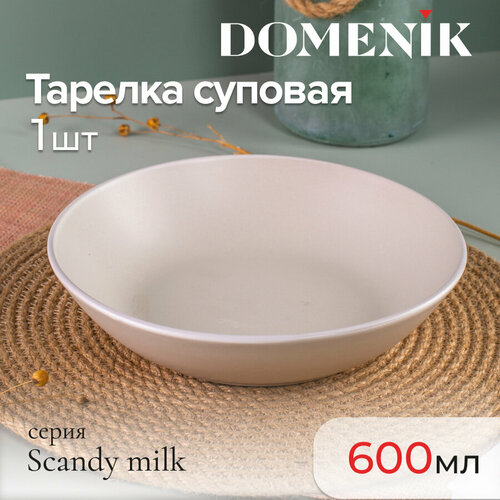 Тарелка суповая Domenik SCANDY MILK 20.5см фотография