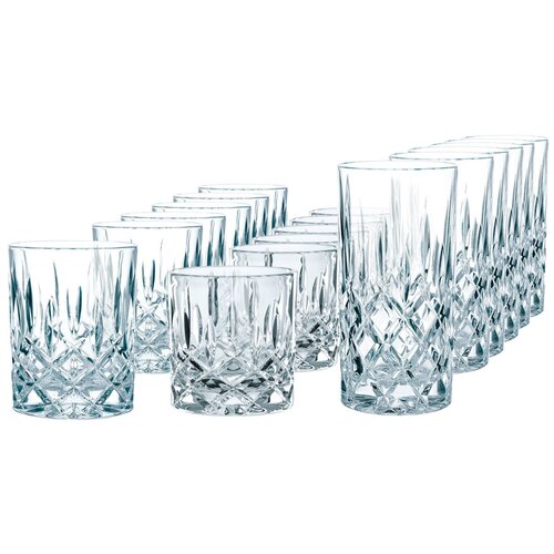 Набор стаканов Nachtmann Noblesse Barware set 101764, 245 мл, 18 шт., бесцветный фотография