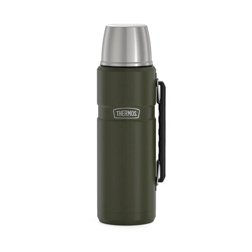 Классический термос Thermos SK2010, 1.2 л, хаки фотография