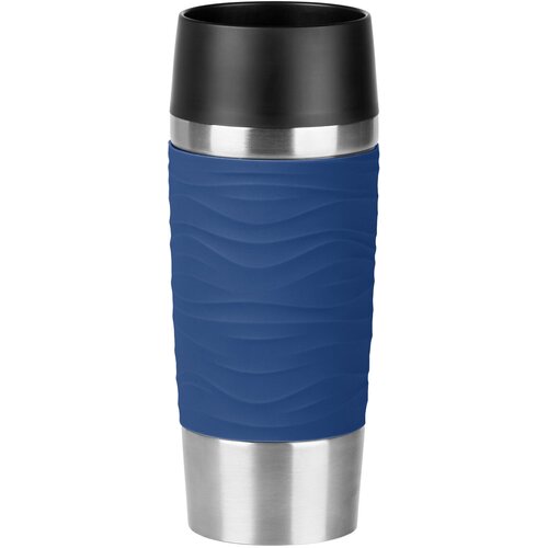 Термокружка EMSA Travel Mug Waves, 0.36 л, синий фотография